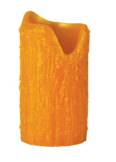 Poly Resin Candle Cover in Honey Amber (57|101107)