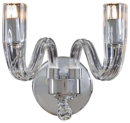 Metropolitan Two Light Wall Sconce in Chrome (29|N9182)