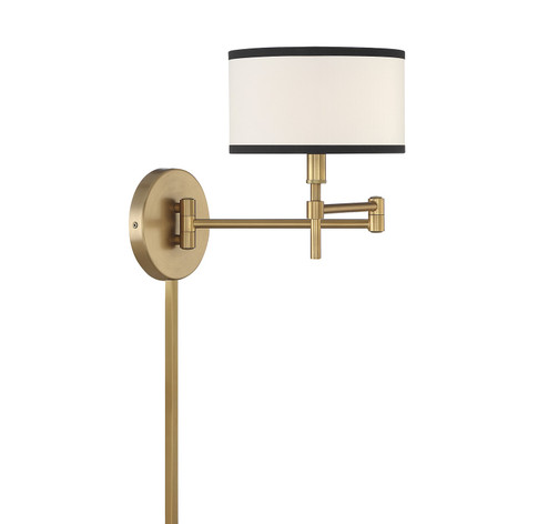 One Light Wall Sconce in Natural Brass (446|M90082NB)
