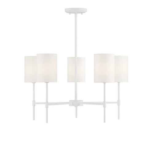 Five Light Chandelier in Bisque White (446|M10067BQW)