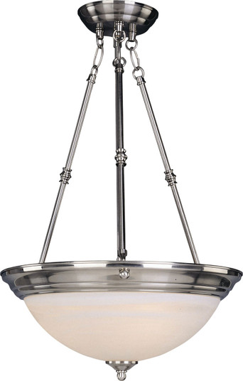 Essentials - 584x Three Light Pendant in Satin Nickel (16|5845MRSN)