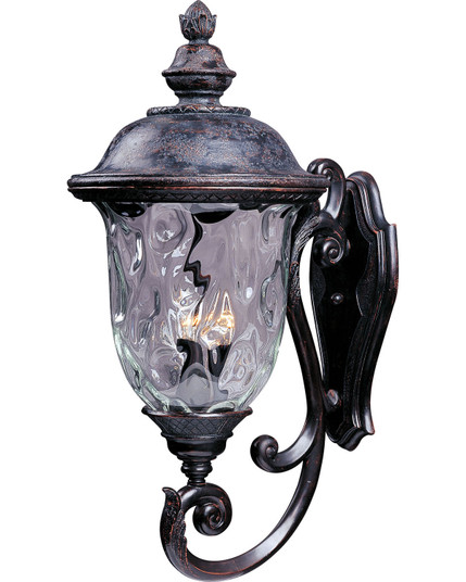Carriage House VX Three Light Outdoor Wall Lantern in Oriental Bronze (16|40425WGOB)