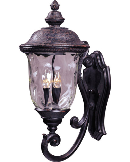 Carriage House VX Three Light Outdoor Wall Lantern in Oriental Bronze (16|40424WGOB)