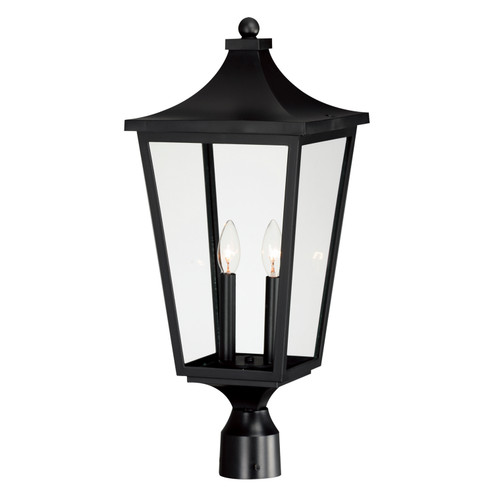 Sutton Place VX Two Light Outdoor Post Lantern in Black (16|40230CLBK)