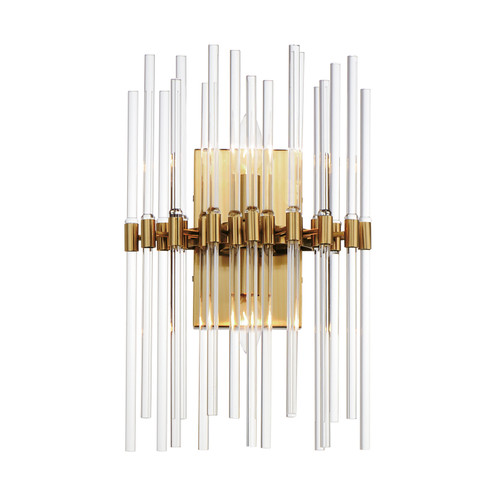 Divine Two Light Wall Sconce in Heritage (16|38409CLHR)