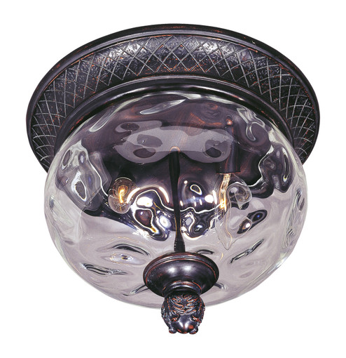 Carriage House DC Two Light Outdoor Ceiling Mount in Oriental Bronze (16|3429WGOB)