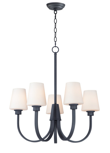 Shelter Five Light Chandelier in Black (16|11825SWBK)