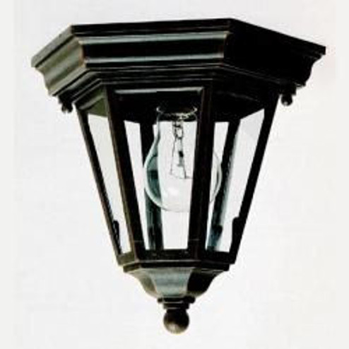 Westlake One Light Outdoor Ceiling Mount in Black (16|1027BK)