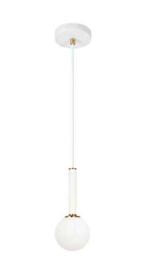 Stellar One Light Pendant in Aged Gold Brass (423|C75301AGOP)