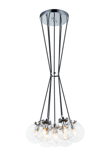 The Bougie Seven Light Pendant in Chrome (423|C63007CHCL)