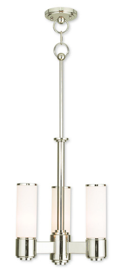 Weston Three Light Mini Chandelier in Polished Nickel (107|52103-35)