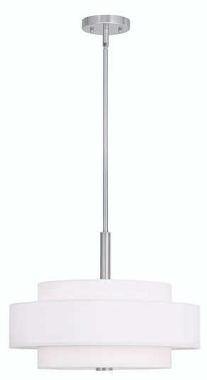 Meridian Four Light Pendant in Brushed Nickel (107|50874-91)