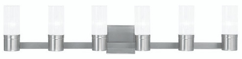 Midtown Six Light Bath Vanity in Brushed Nickel (107|50685-91)