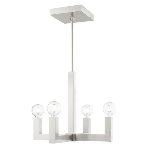 Solna Four Light Chandelier in Brushed Nickel (107|49214-91)