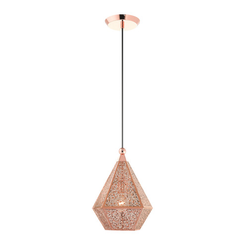 Aberdeen One Light Pendant in Rose Gold (107|48921-86)