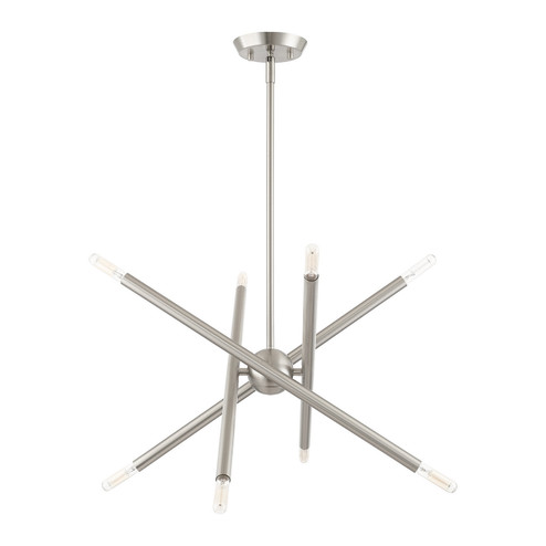 Soho Eight Light Chandelier in Brushed Nickel (107|46774-91)