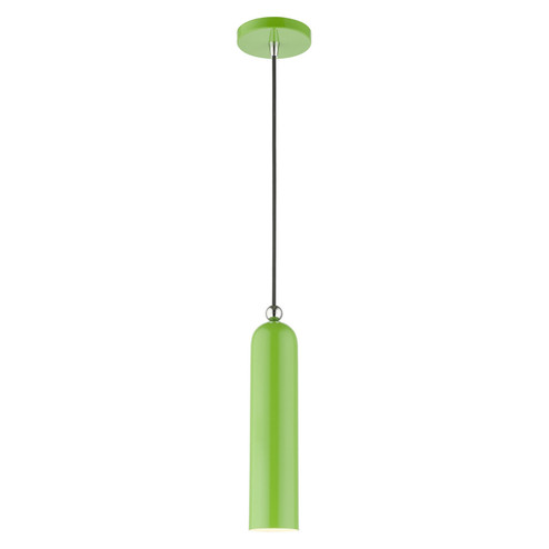 Ardmore One Light Pendant in Shiny Apple Green w/ Polished Chromes (107|46751-78)