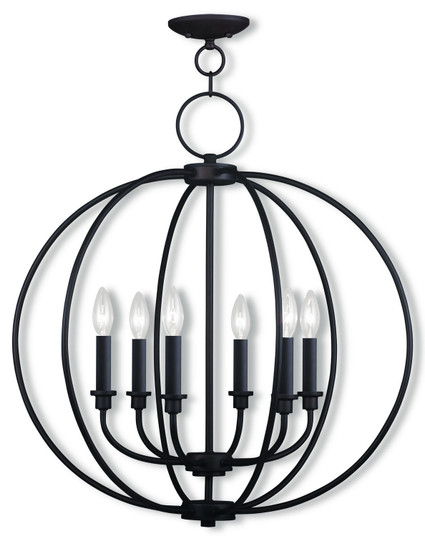 Milania Six Light Chandelier in Bronze (107|4666-07)