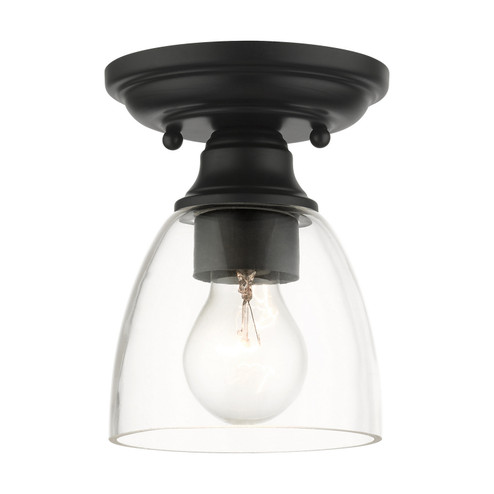 Montgomery One Light Flush Mount in Black (107|46331-04)