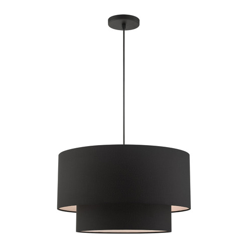 Bainbridge Three Light Pendant in Black (107|45668-04)