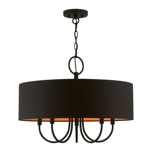 Sentosa Five Light Pendant in Black (107|45615-04)