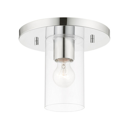 Zurich One Light Flush Mount in Polished Chrome (107|45471-05)