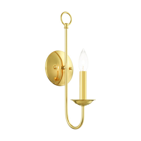 Estate One Light Wall Sconce in Polished Brass (107|42681-02)