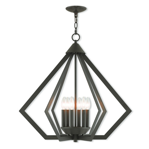 Prism Six Light Chandelier in Bronze (107|40926-07)