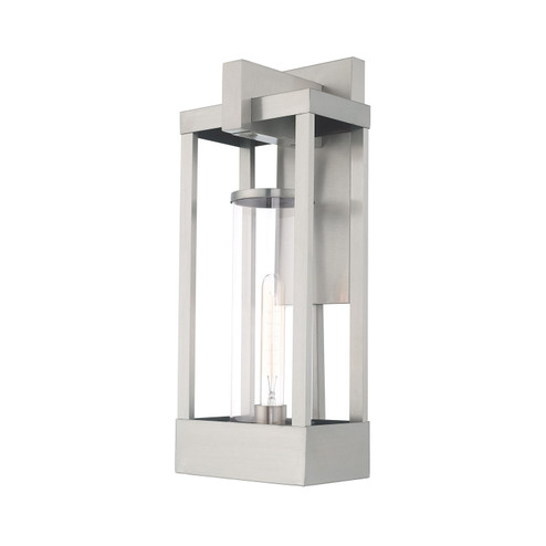 Delancey One Light Outdoor Wall Lantern in Brushed Nickel (107|20993-91)