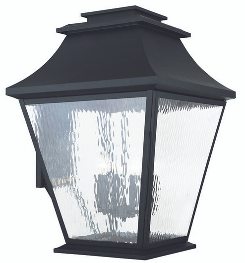 Hathaway Six Light Outdoor Wall Lantern in Black (107|20251-04)