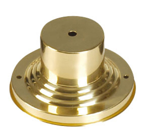 Outdoor Pier Mount Adapters Outdoor Pier Mount Adaptor in Polished Brass (107|2001-02)