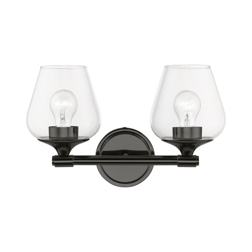 Willow Two Light Vanity Sconce in Black Chrome (107|17472-46)