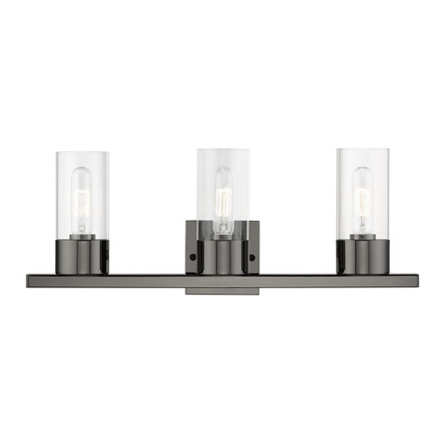 Carson Three Light Vanity Sconce in Black Chrome (107|17313-46)