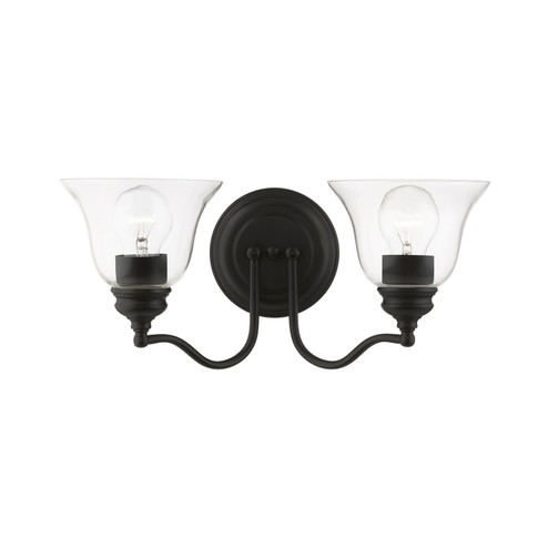 Moreland Two Light Vanity Sconce in Black (107|16932-04)