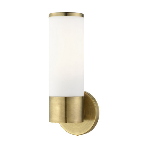 Lindale One Light Wall Sconce in Antique Brass (107|16561-01)