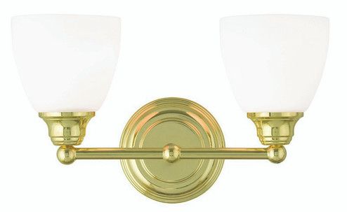 Somerville Two Light Bath Vanity in Polished Brass (107|13662-02)