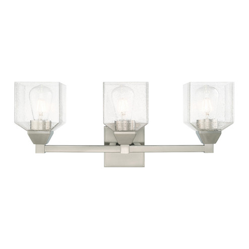 Aragon Three Light Bath Vanity in Brushed Nickel (107|10383-91)