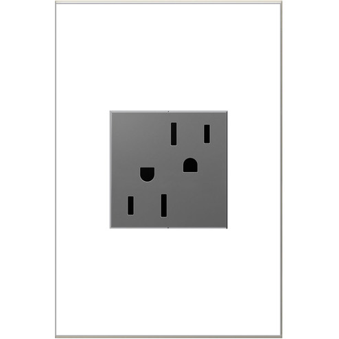 Adorne Tamper-Resistant Outlet in Magnesium (246|ARTR152M4)