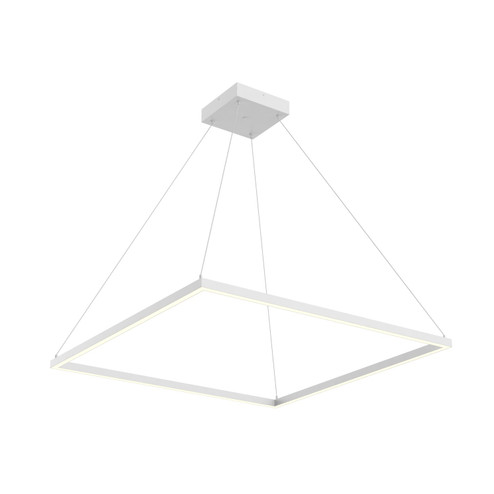 Piazza LED Pendant in White (347|PD88136-WH)