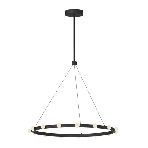 Rezz LED Pendant in Black (347|PD63428-BK)