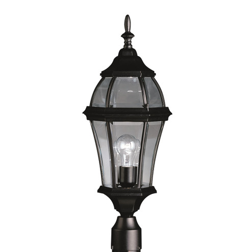 Townhouse One Light Outdoor Post Mount in Black (12|9992BK)