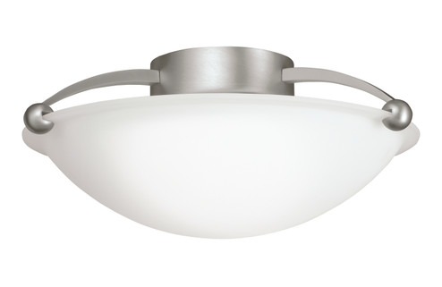 Two Light Semi Flush Mount in Brushed Nickel (12|8405NI)