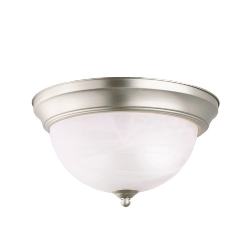 Two Light Flush Mount in Brushed Nickel (12|8108NI)