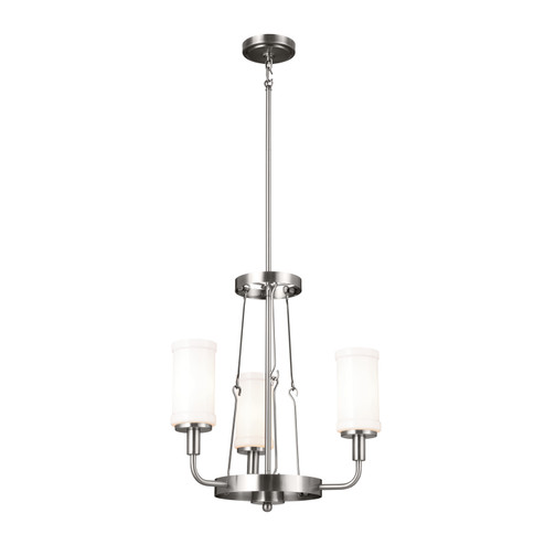 Vetivene Three Light Mini Chandelier in Classic Pewter (12|52450CLP)