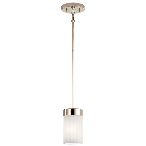 Ciona One Light Mini Pendant in Polished Nickel (12|52431PN)