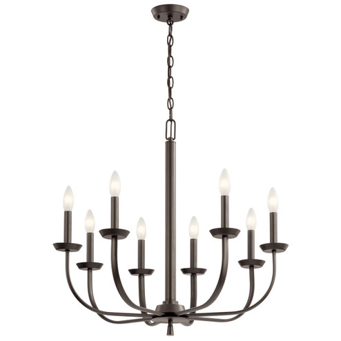 Kennewick Eight Light Chandelier in Olde Bronze (12|52388OZ)