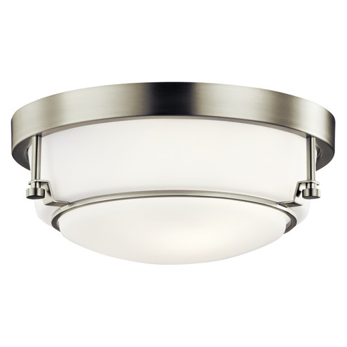 Belmont Two Light Flush Mount in Brushed Nickel (12|44088NI)