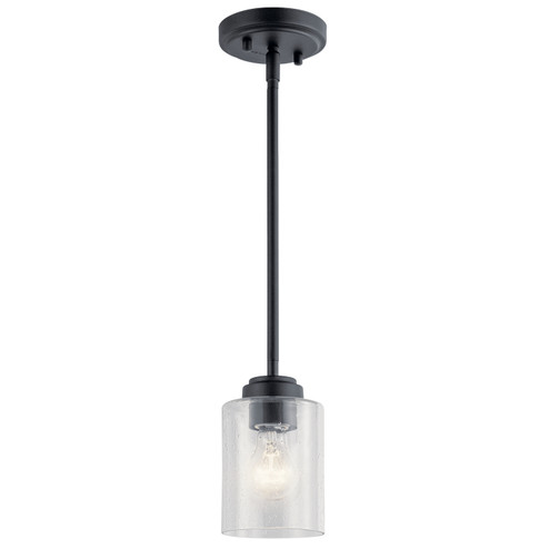 Winslow One Light Mini Pendant in Black (12|44032BK)