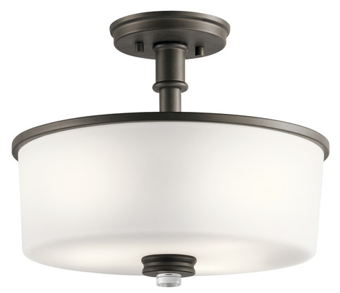 Joelson Three Light Semi Flush Mount in Olde Bronze (12|43926OZ)