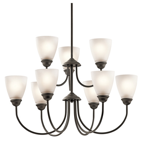 Jolie LED Chandelier in Olde Bronze (12|43639OZL18)